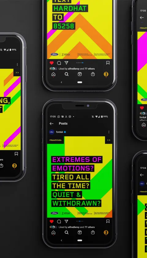 Mobile mock up. 